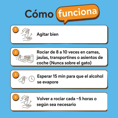 Calmante felino | Sin marcaje ni peleas