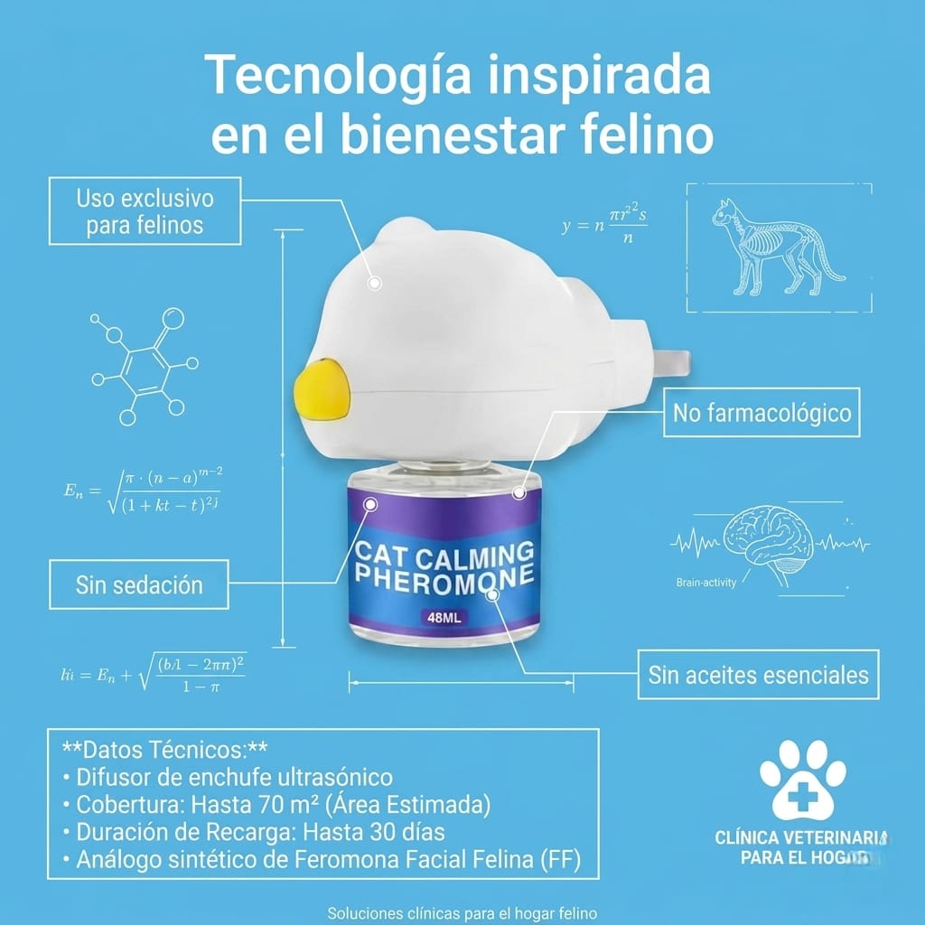 Calmante felino | Sin marcaje ni peleas